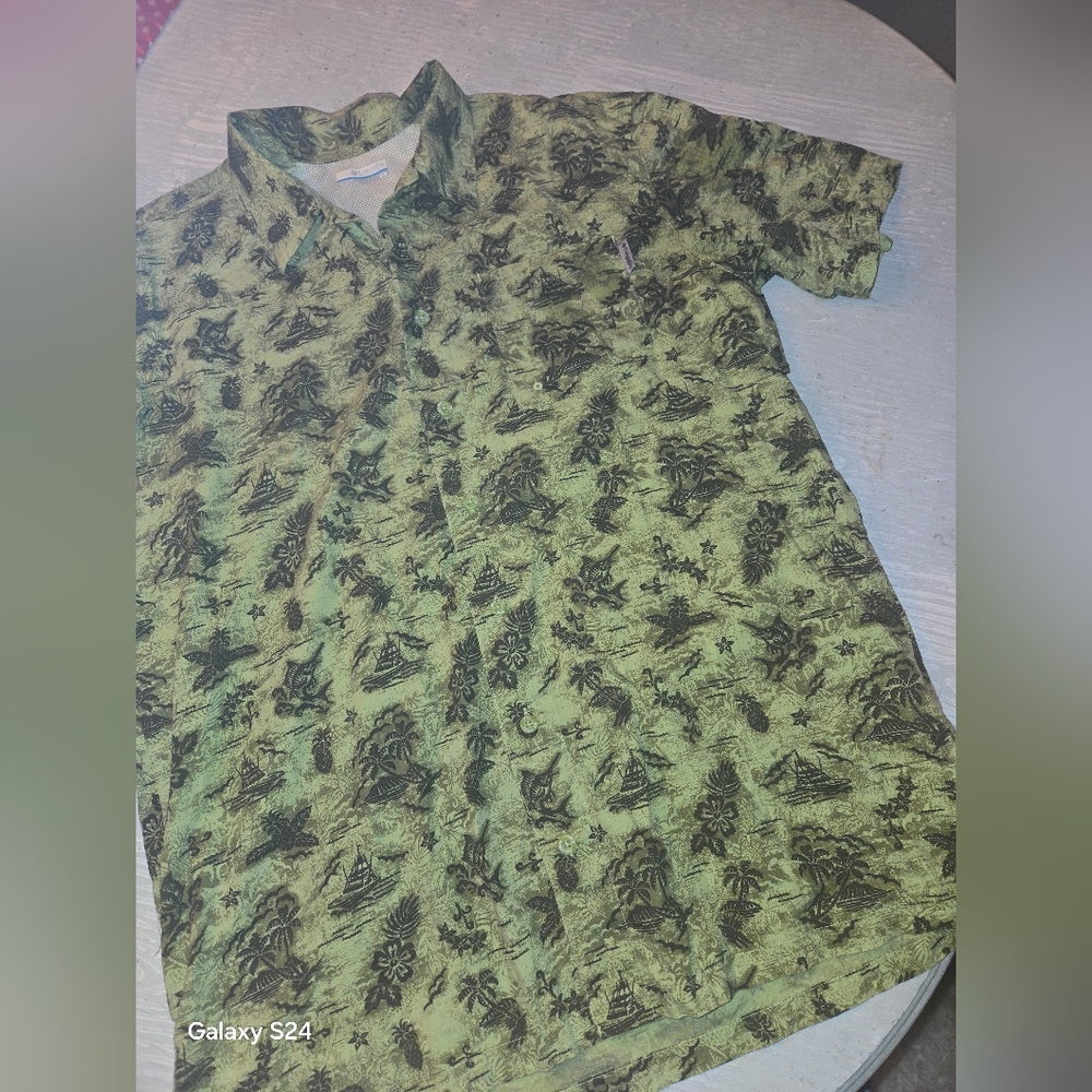 Mens M Columbia PFG Casual Shirt